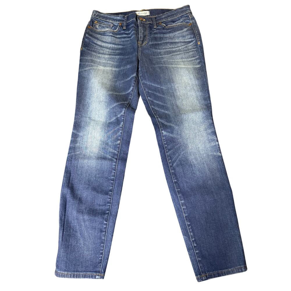 Madewell Skinny Skinny Jeans, Women's Size 32, Blue Whiskering, NWT